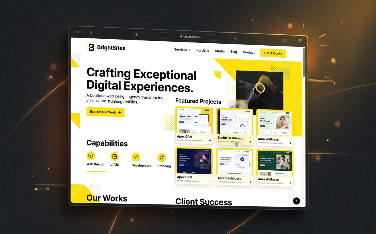 BrightSites Framer website